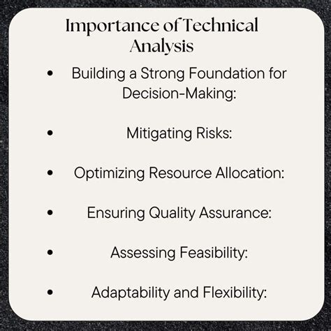 The Importance of Technical